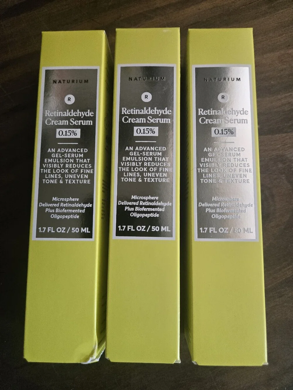 Set Of 3 Narurium Retinaldehyde Cream Serum 0.15%